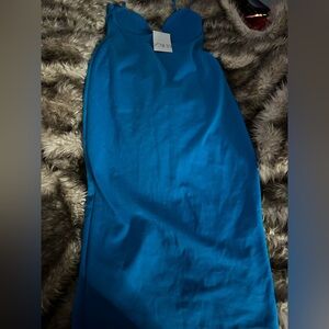 Turquoise Sweetheart Neckline Dress from Zara Size: S NWT